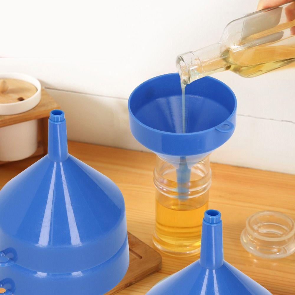 10PCS Plastic Small Dispenser Funnel Round Kitchen Funnel Plastic Refilling Funnel Kitchen Use