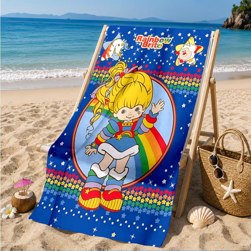 Rainbow Adventure Beach Towel, Microfiber Beach Towel, Perfect For Pool, Beach, Travel, Home Decor Beach Party Fan Gifts