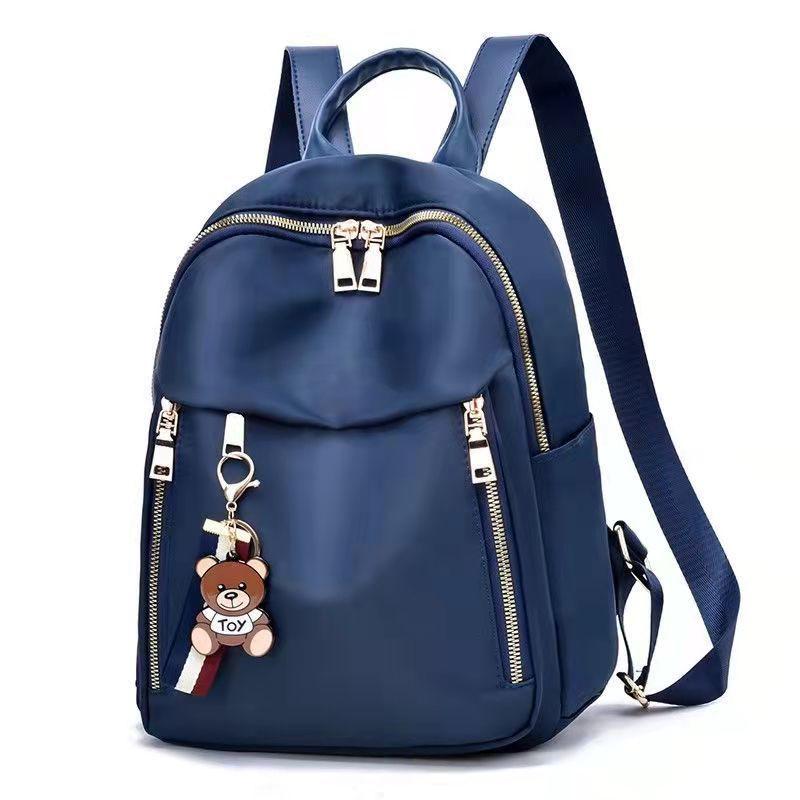 Korean Style Women's Oxford Cloth Canvas Backpack - Large Capacity Travel Schoolbag 2025