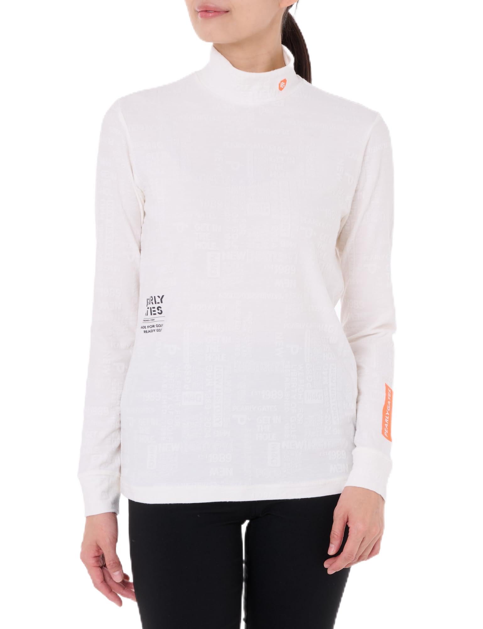 

long sleeve high neck shirt wicking and heat Golf innerwear 1 [PEARLY GATES] Women s (moisture generating) / / 055-4266104 030_White [M]