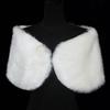 Faux Fur Plush Bowknot Shawl Pearl Bride Shoulder Fake Collar Rabbit Fur Bow Scarves  Outdoor