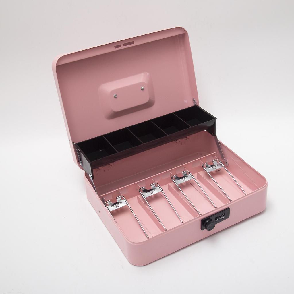 Portable Piggy Bank with Lock - Password Coin and Cash Safe Box