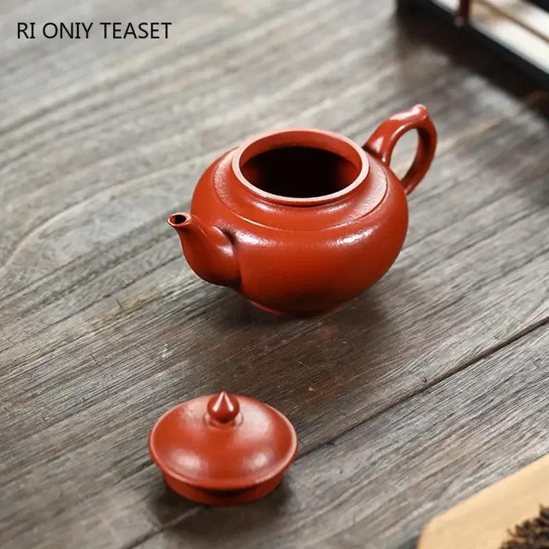 120ml Yixing Purple Clay Teapots Famous Handmade Tea Pot Household Beauty Tea Infuser Kettle Chinese Zisha Tea Set Teaware