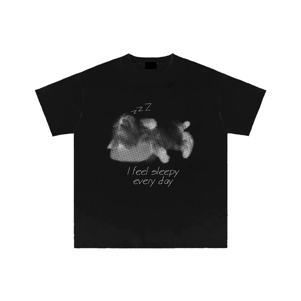 Yes Sir Cute Cat Print Oversized T Shirt Unisex Unisex Vintage Aesthetic Streetwear Harajuku Short Sleeve Funny Cat Meme Casual Tees