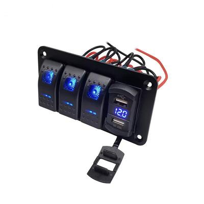 Marine RV Fog Light & Switch Panel - Waterproof Yacht Control Accessories