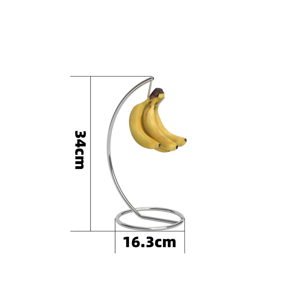 Creative Fruit Basket Storage Rack Fruit Tray Living Room Desktop Banana Hook Rack Simple Storage