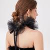 2PCS Lace Courtstyle Ruff Collar for Halloween Costume Accessories Detachable Collar Faux Collar Stage Show Accessories