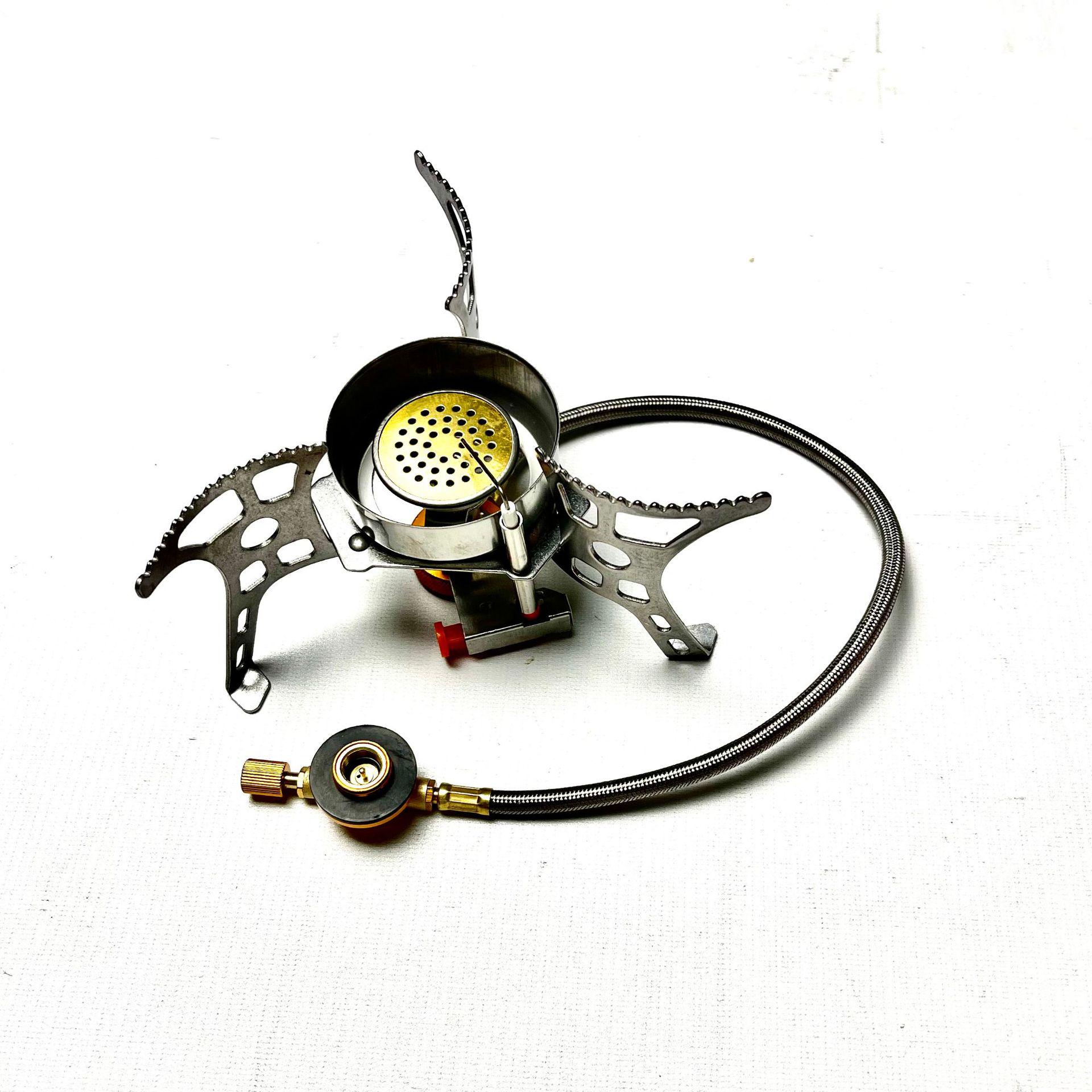 Foldable Windproof Outdoor Butane Gas Stove for Camping and Picnics