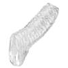 4 Types Penis Enlargement Sleeve Lengthened Thickened Penis Extender Lock Sperm Cock Ring Delay Ejaculation Sex Toys for Men