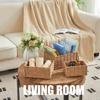 Pack of 3 Small Natural Grass Hand Crafted Storage Baskets for Organization Decorative Addition for Any Room