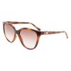 Ferragamo Brown Gradient Cat Eye Ladies Sunglasses Sf1056s 240 57