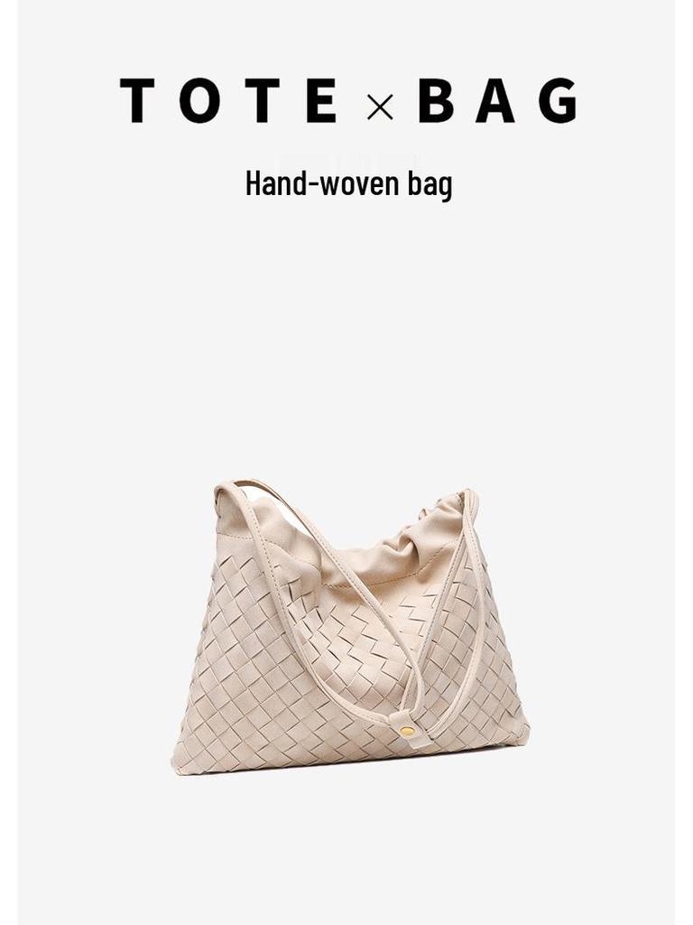 Höst/Vinter High-End Mocka Handvävd Axelväska