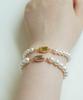 Alleun Swarovski Pearl Bracelet Silver 925 Bold Beans (Type B)