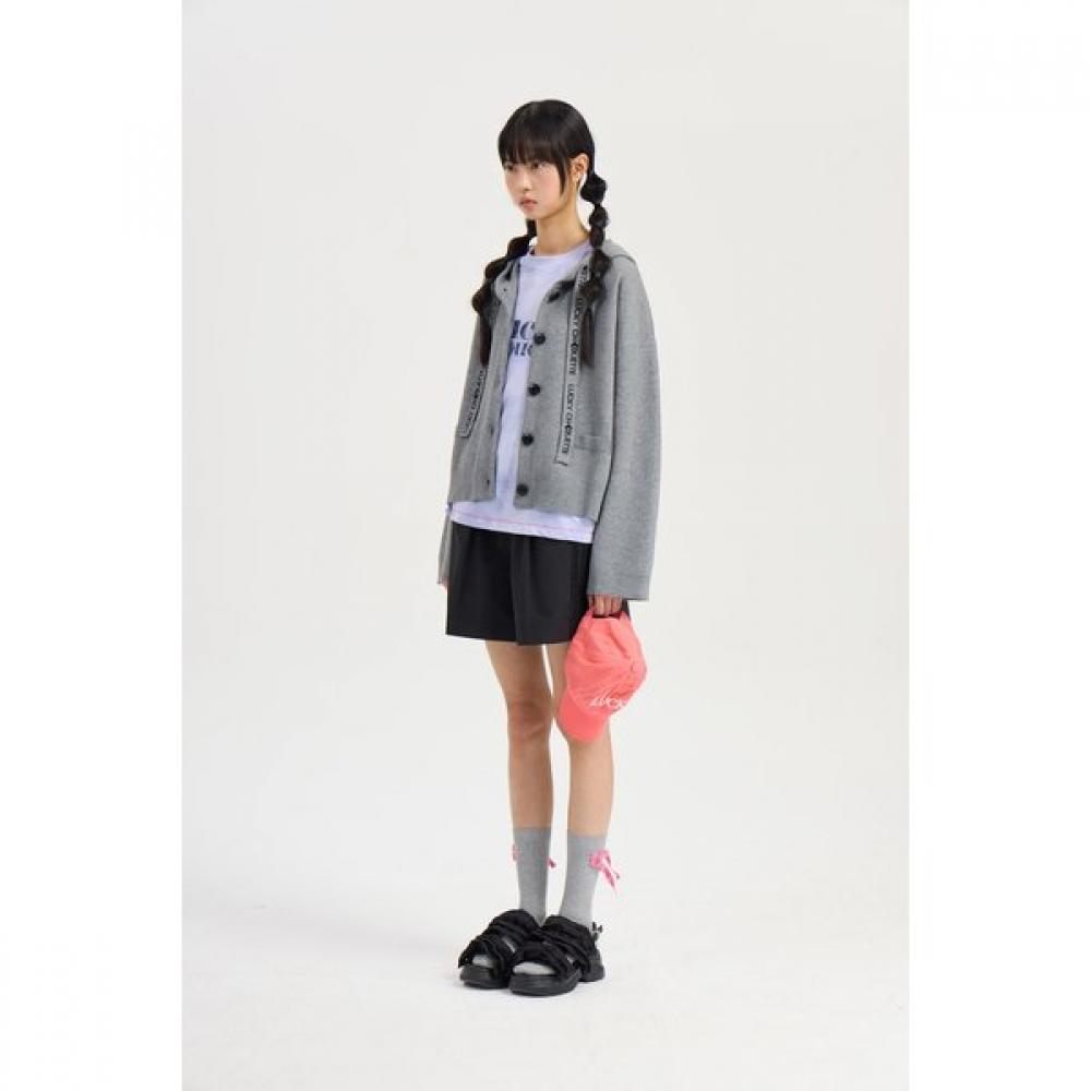 Lucky Chouette Jacquard Hooded Cardigan Lqwcx26300