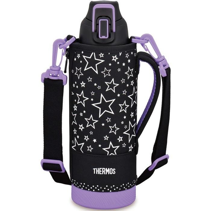 Thermos Sports Bottle 1L Black Purple, FHT-1002F BKPL, 1000 ml