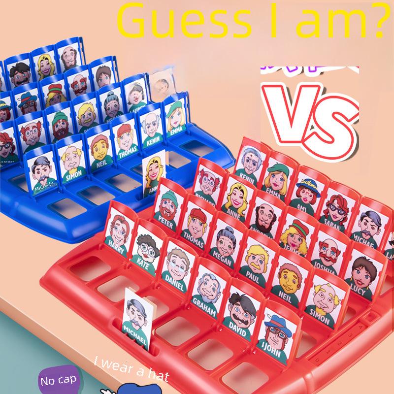 Logical Reasoning 'Guess Who I Am' Board Game - Educational Parent-Child Interactive Toy