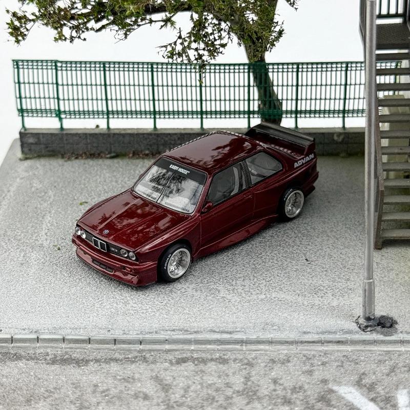 Kaido House 1:64 162 BMW M3 E30 Front Cover Open Alloy Die-casting Car Model, Adult Collectible, Boys' Toy