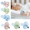 Food Grade Dummy Soother Pacifier Adorable Flower / Bowknot Shaped Pacifier For Newborns Make Of Silicone
