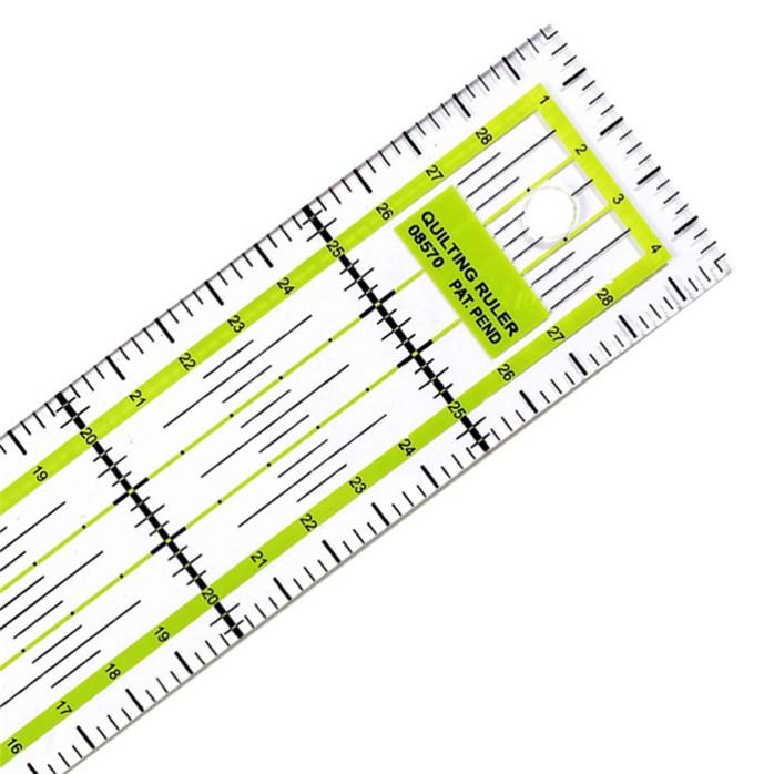 Transparent Quilting Ruler Tailor Sewing Ruler Cutting Guide Measuring Tools for Sewing Quilting and DIY Crafts