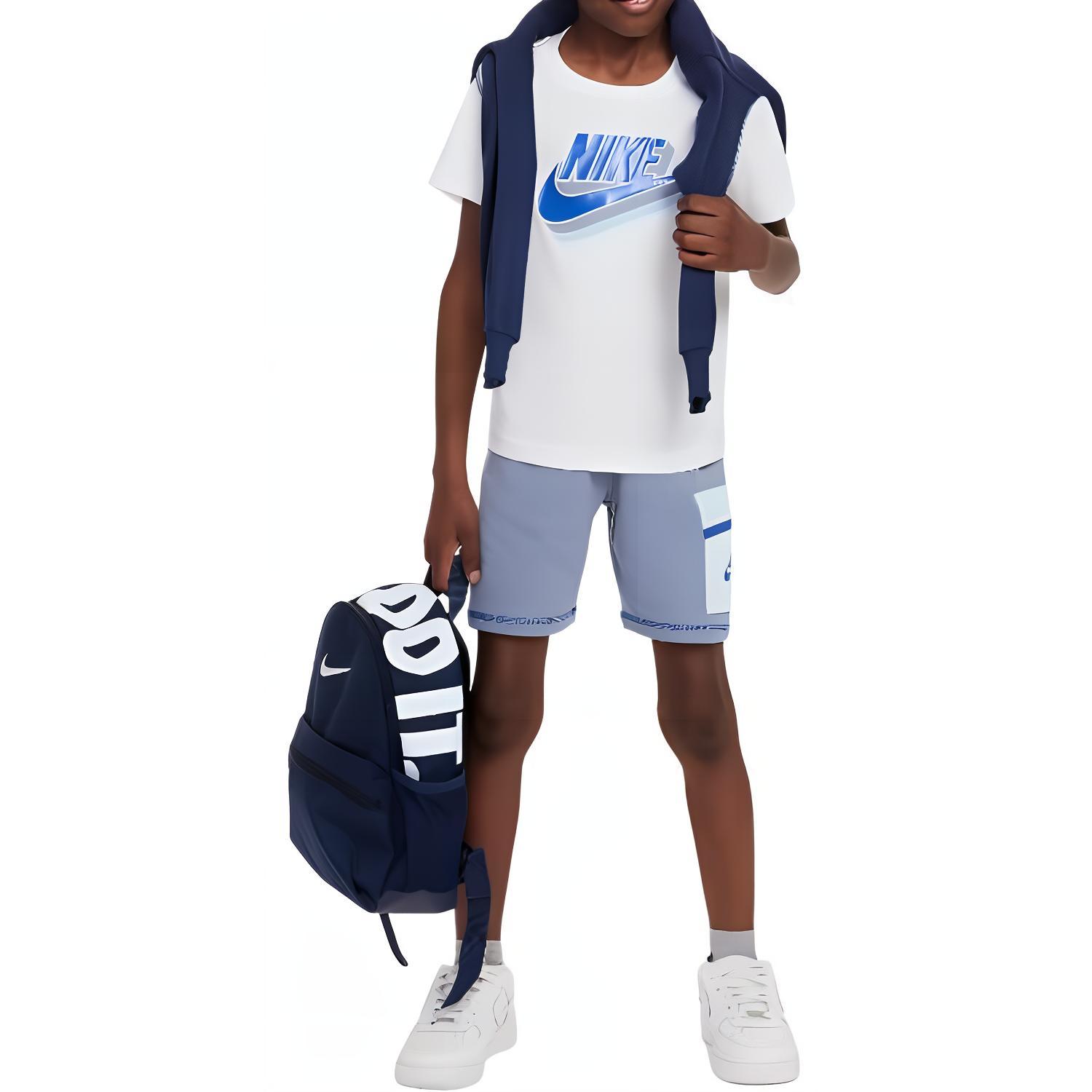 

Nike Casual Sportswear Gray Slate Blue/White Children Aged 3 7 Years Old HJ2047-494 6