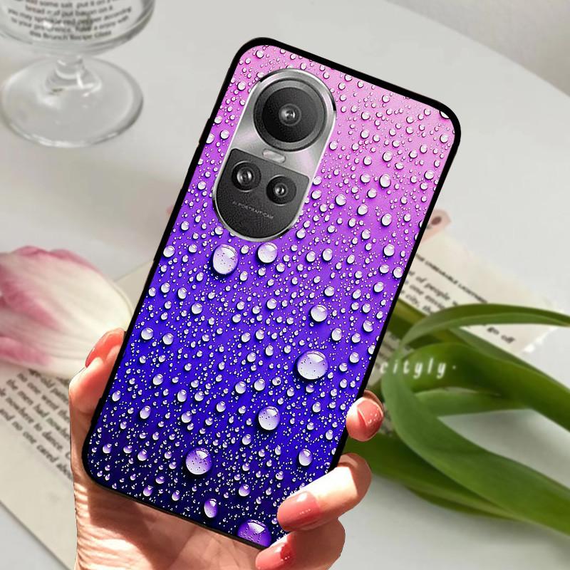 For Oppo Reno 10 5G CPH2531 Case Reno10 Shockproof Soft TPU Silicone Phone Cover For Oppo Reno 10 Pro 5G CPH2525 Funda Cartoon