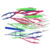 30pcs Plastic Bead Tweezers Slip Resistance Craft Tweezers Plastic Tweezers  For Jewelry Making