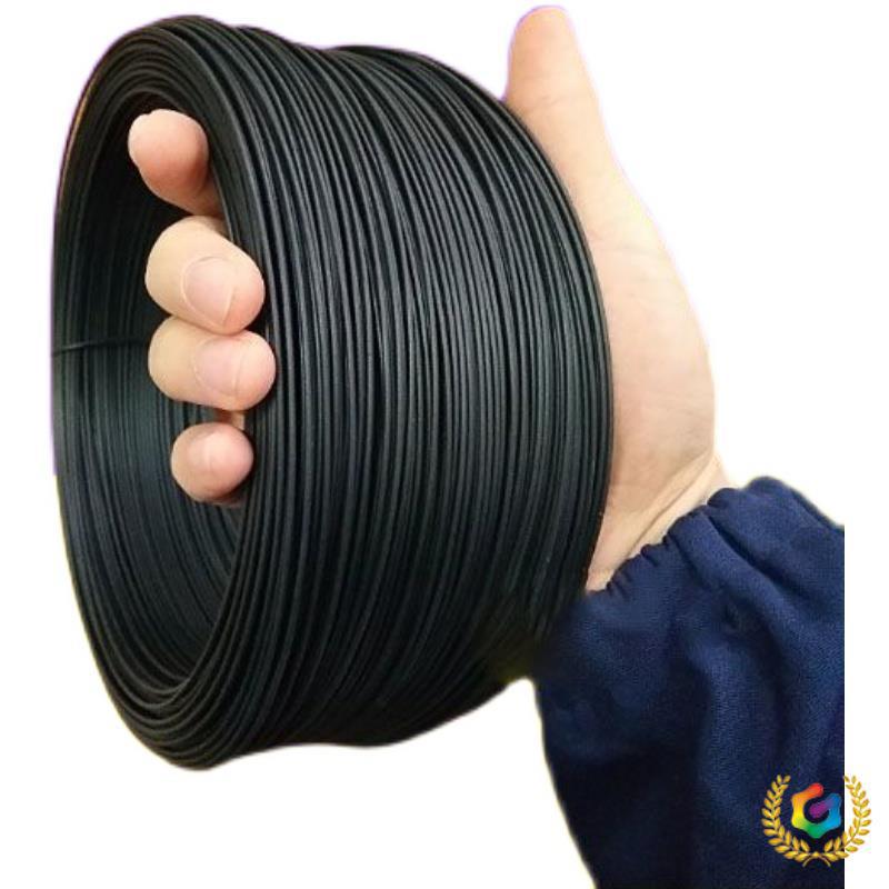 

Дріт для в язки фотоелектричного кабелю з оцинкованої сталі та з пластиковим покриттям, довжиною 100 м і 200 м 0.8mm diameter wire, 20m, black