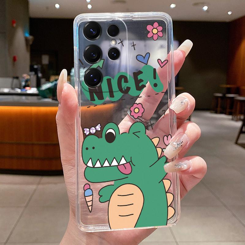 Bag Clear Case For New Hot Samsung Galaxy S26 Ultra S26 edge S 26 Plus Cover Luxury Pretty Butterfly Flower Soft TPU Phone Cases