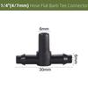 10-1000PCS Garden Water Connector Drip Irrigation for 1/4'' Tubing Hose Accessories Joint Barbed Tees Cross Eng Plug Adaptors