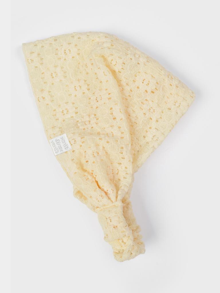 Eireve Floral Lace Two-Way Bandana Headband (Vanilla)