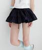 Alkialka Puffy Mini Skirt (Dark Navy)