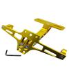 Motorcycle License Plate Bracket License Plate Holder Bracket Aluminum Alloy Construction Refitting Accessory For Quick