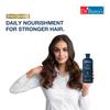 Dr Batra's PRO+ Daily Care Shampoo 350ml Pack of 1 for All Hair Types Gentle Nourishing Hair Care
