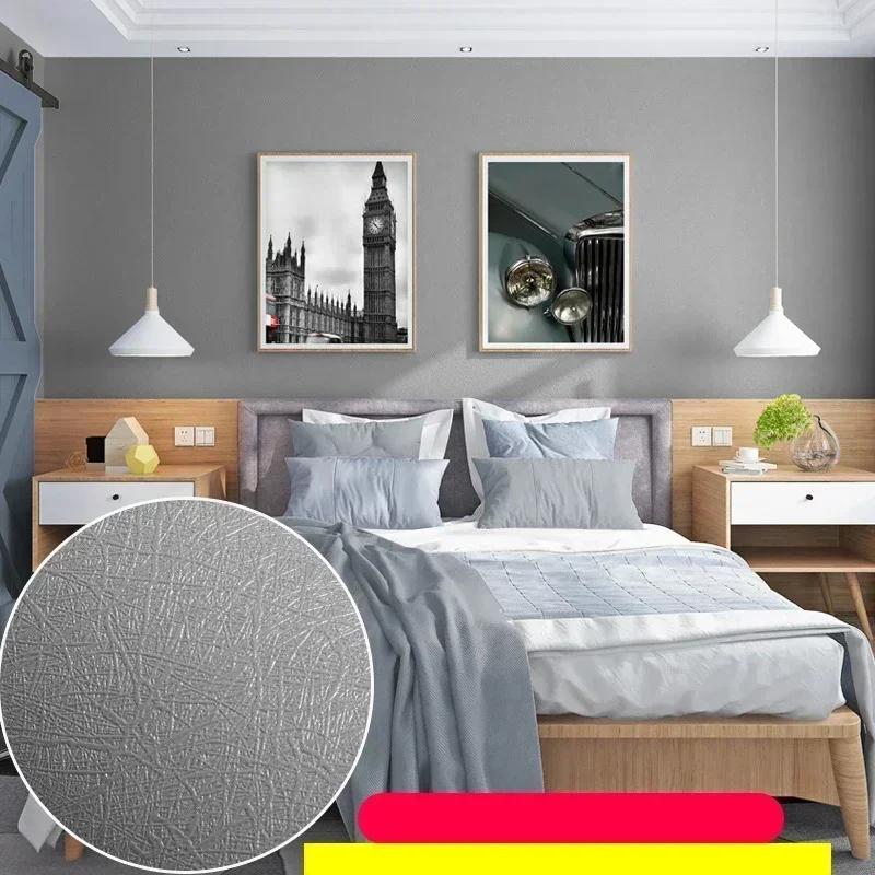 Solid Color Self-Adhesive Macaron Wallpapers Furnitures Cabinet Renovation Sticker Bedroom Vinyl Film DIY Living Room Home Decor