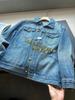 Hong Kong-Style Retro Heavy-Duty Washed Denim Jacket for Women - 2025 Spring/Autumn Collection, Loose Fit & Trendy