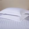 White Cotton Satin Stripe Pillowcase Pair with Free Shipping