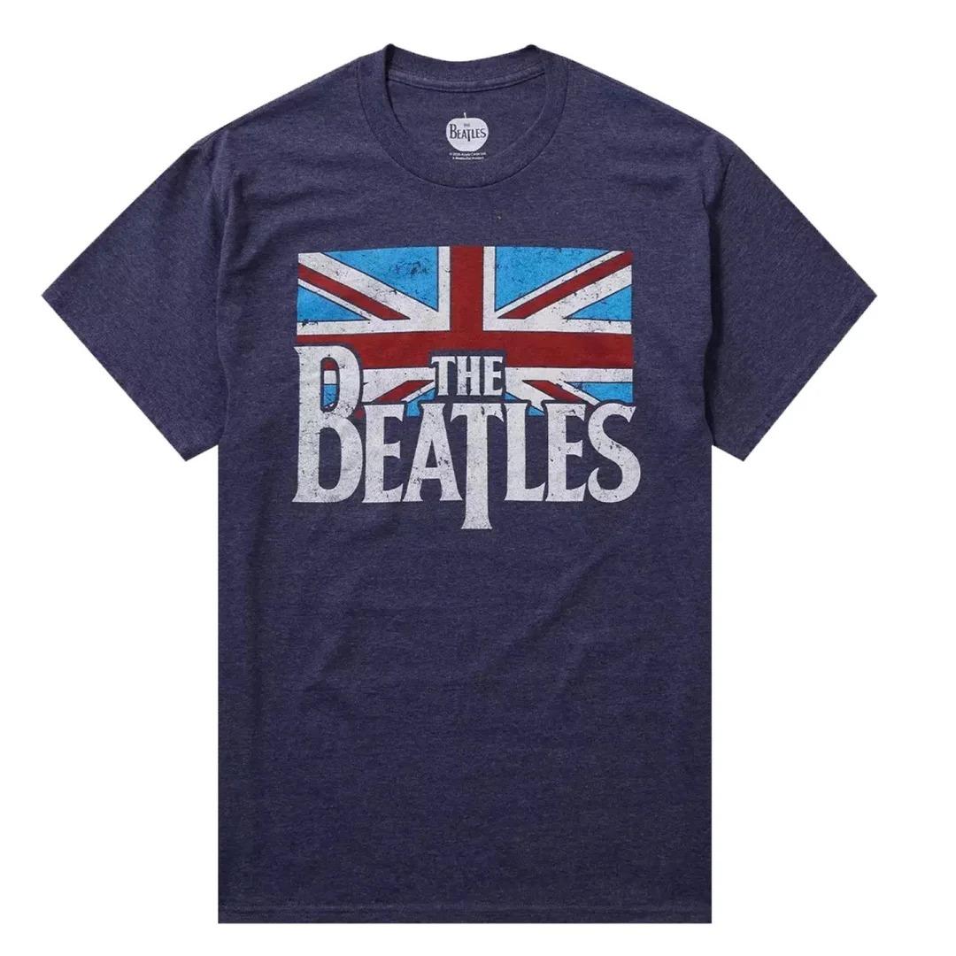 

2026 The Beatles Винтажная Рок Американский Ретро Футболка Весенняя Мода Спортивная Хлопковая Унисекс Футболка Одежда Футболка Y2k Женская 4XL