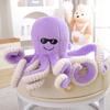 Octopus Face Smiling Plush Toy Stuffed Doll Bedroom Decoration Cute Kids Gift