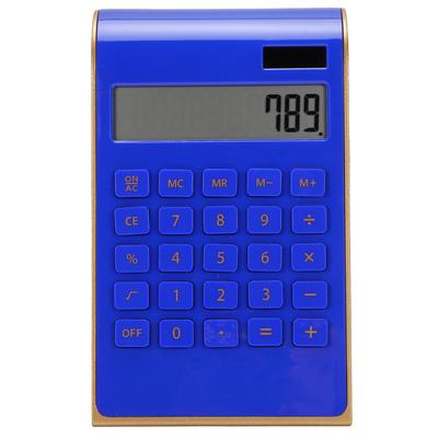 Tragbarer 10-stelliger Taschenrechner, ultradünn, Solar-Taschenrechner für Home Office Business LCD