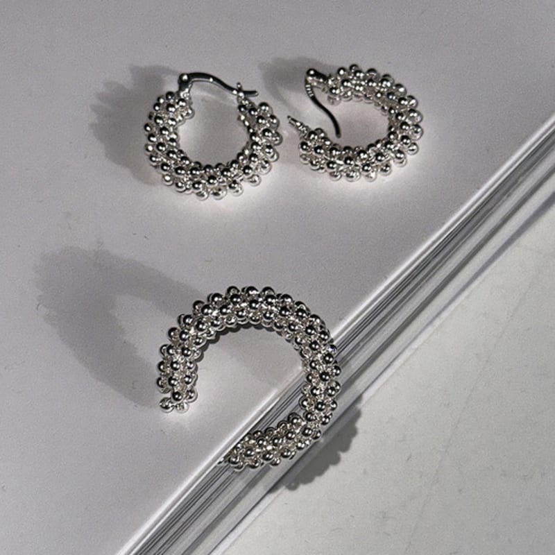 mosxe [925silver] Small berry ring