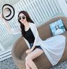 Women's Sun Protection Clothing Summer Medium Long Wild Female Coat Thin Chiffon Ladies Jacket Beach Cardigan Top