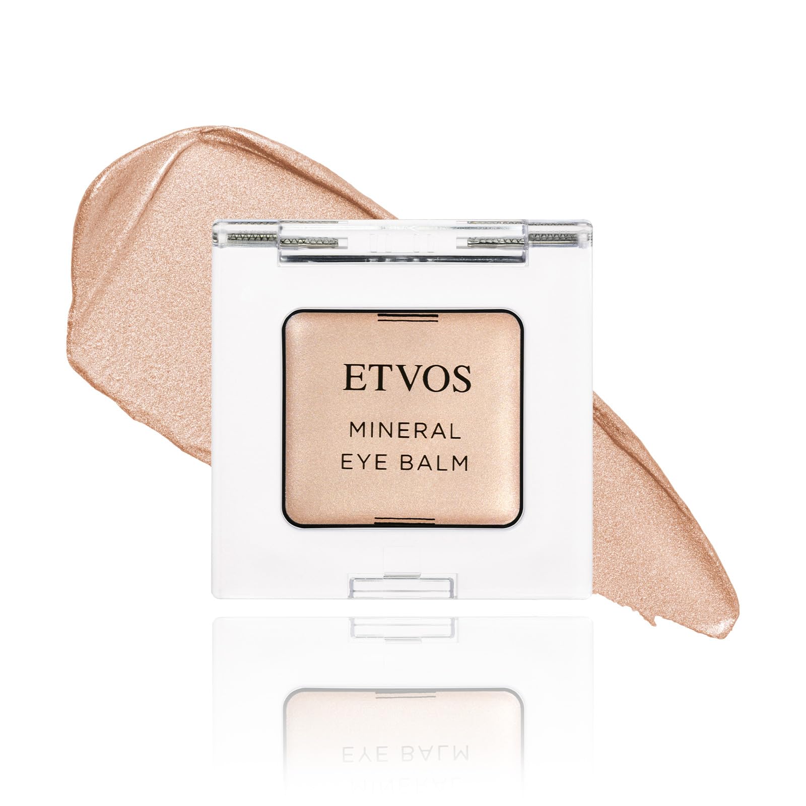 ETVOS Mineral Eye Balm #Champagne Ivory (Eyeshadow, Cream Shadow, Sensitive Skin, Dullness, Dryness, Pearlescent Shine, Sodium Hyaluronate, Multi-Cosm