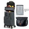 Carrello della spesa pieghevole leggero con manico telescopico e ruote universali per generi alimentari e campeggio