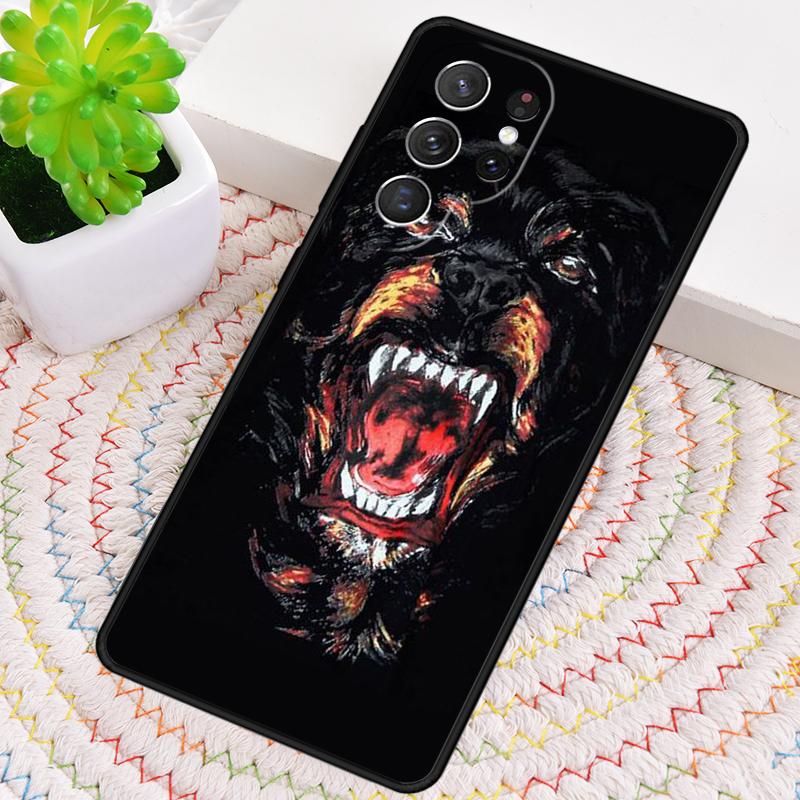Rottweiler Dog soft TPU Phone Case For Samsung Galaxy note 10 pro S26 S25 S24 S23 S22 Ultra Plus S21 FE S20 Shockproof Cover