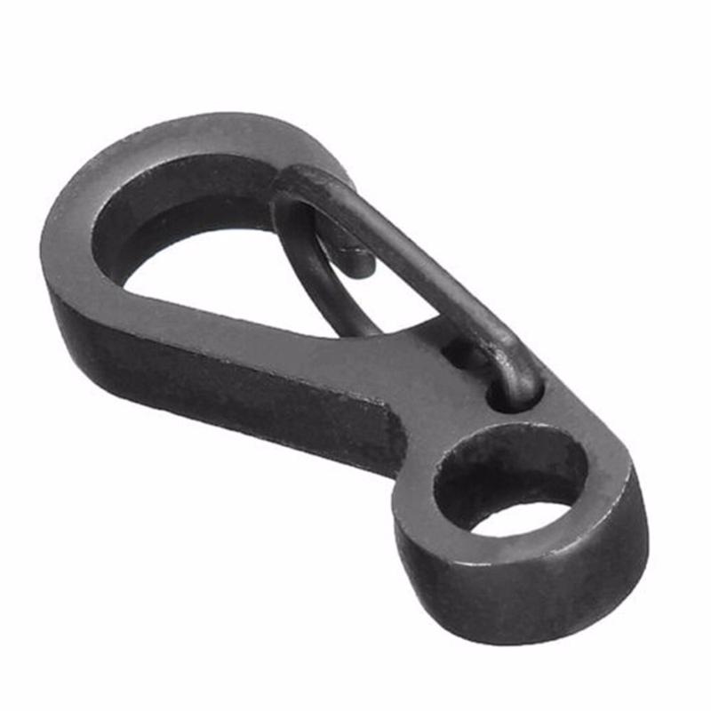 2Pcs Camping Equipment Survival Carabiner Snap Spring Clip Outdoor Hiking Keychain Clip