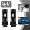 2PCs Canbus LED 3157 P27/7W T25 Backup Reverse Light Bulbs For Dodge Avenger Charger Durango Journey Grand Caravan Dakota Viper