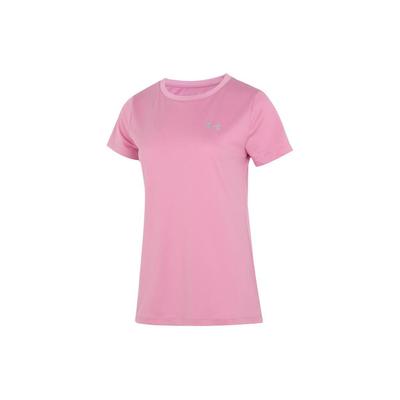 Solid Color Breathable Round Neck Raglan Sleeve Short Sleeve T-Shirt Women Tops Bright-Pink 1277207-680
