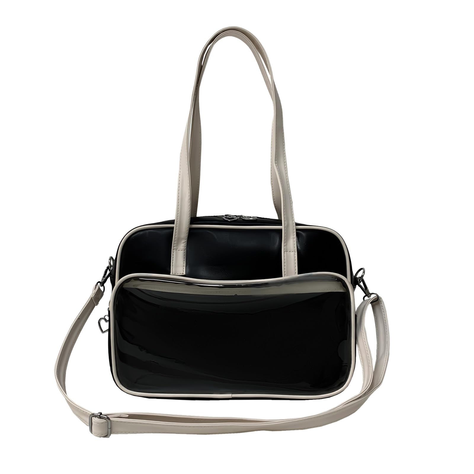 

Ita Oshi Shoulder Show School Clear Synthetic Oshi Ita High School Large BAG8930 [MORGEN SKY] Bag, Bag, Bag, Bag, Bag, Bag, Crossbody, 3WAY, чорний