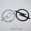1pcs 3D 145mm Opel Logo Emblem Badge Sticker Fit Car Front Grille Hood Bonnet and Rear Trunk Bumper Astra Zafira Insignia Corsa