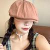 British Retro Forward Hat Women's Korean Version Versatile Simple Beret Japanese Style Duck Tongue Hat